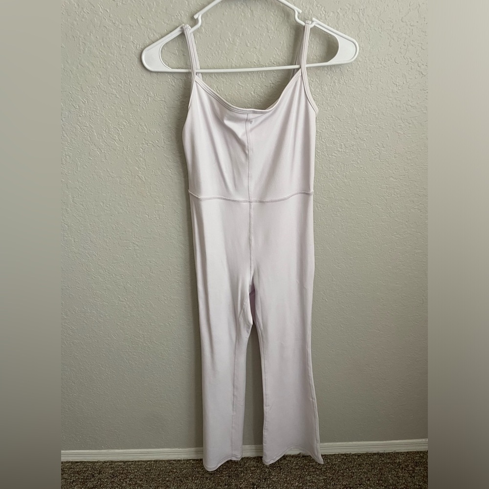 White Aritzia jumpsuit